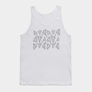 Patterned Flowers Tank Top